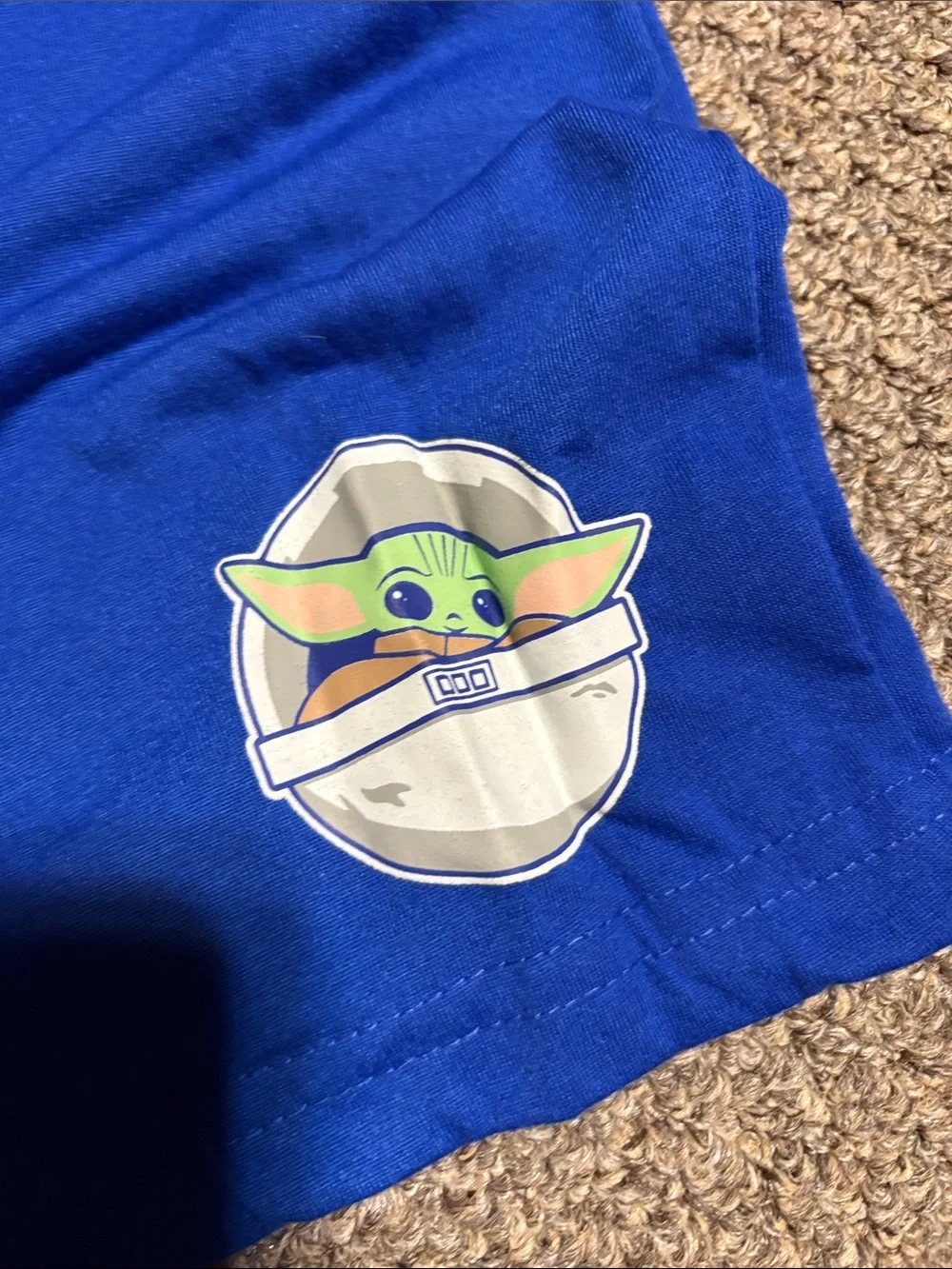 NWT -Star Wars Blue Baby Yoda (Grogu) Kids Pajama Set